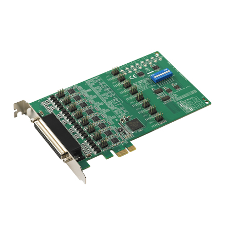 서킷보드, 8포트 RS-232/422/485 PCIE 통신카드, surge & isolation 지원 *케이블 미포함
